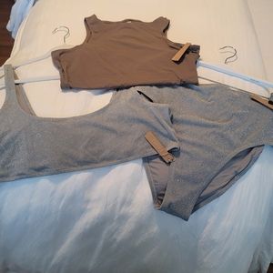 SKIMS NWT 3 Pieces 4X Bikin & Bodysuit